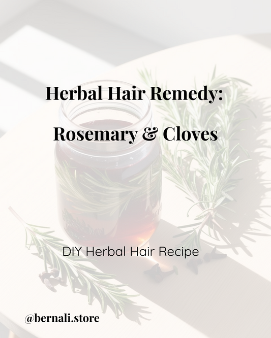 DIY Rosemary & Clove Hair Rinse Guide (Digital Download)