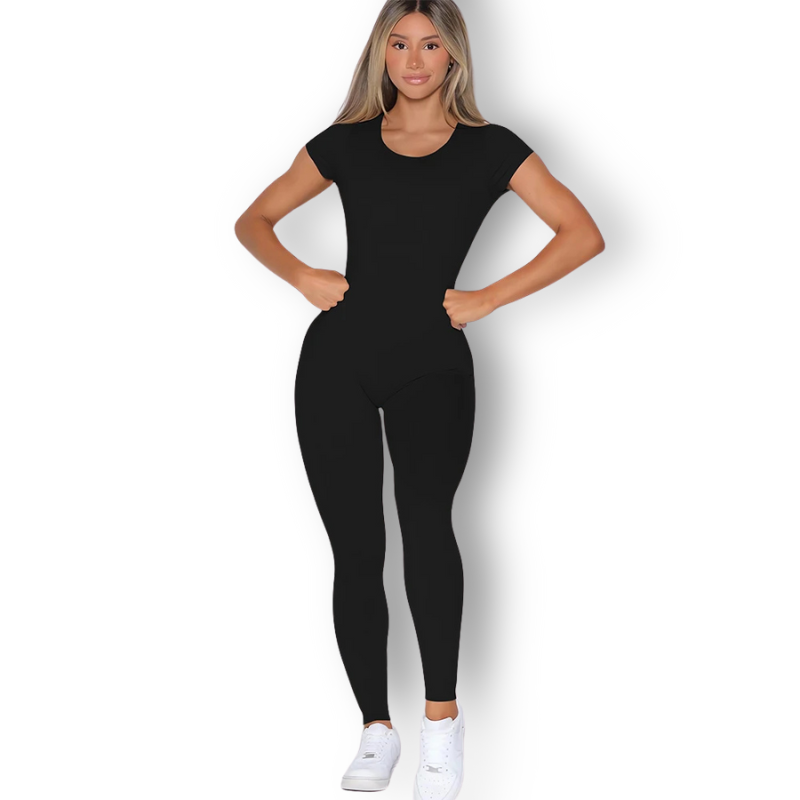 Open-Back Seamless Bodysuit – Sculpting, Breathable & Ultra-Stretchy