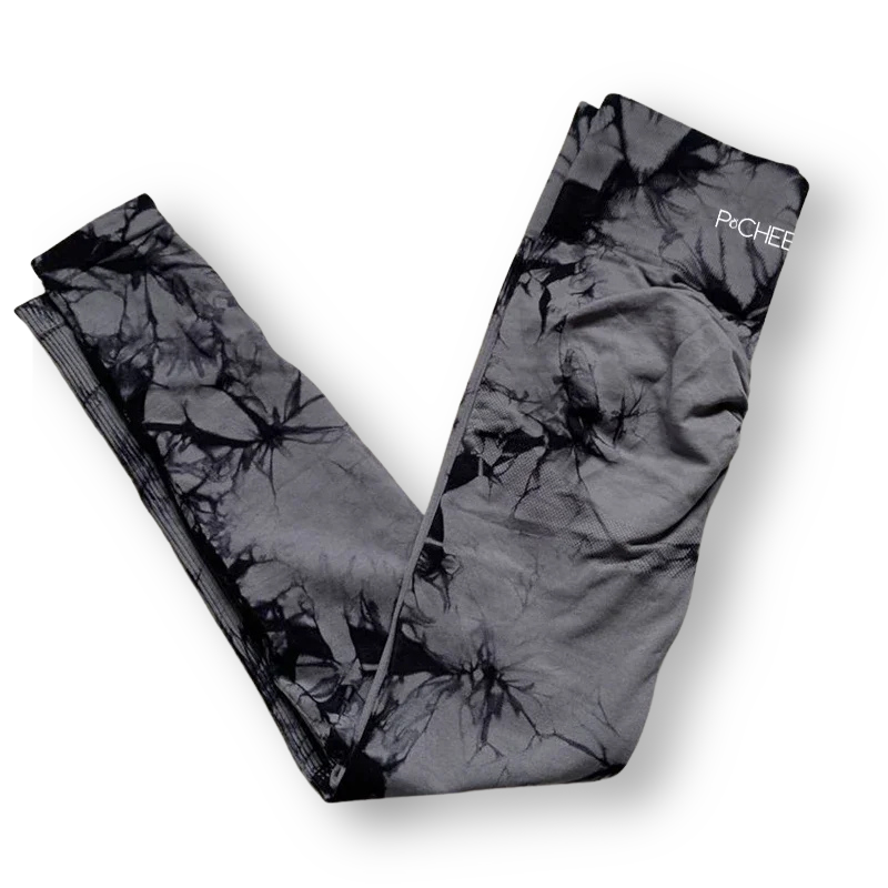 Seamless Tie-Dye Leggings – High-Waist, Scrunch Butt & Squat-Proof